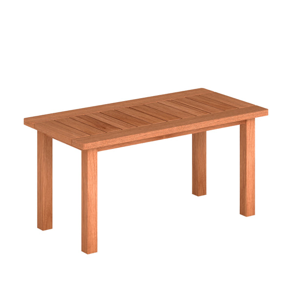 High-quality wood material ensures sturdy & stable structure<br>Exquisite workmanship is suitable for long outdoor use<br>Stable support legs account for reliable construction<br>Smooth painted surface for longer service life<br>Rectangular tabletop provi