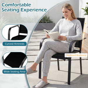 Inclined backrest for a naturally relaxed sitting posture<br>Wide seat for improved comfort and support<br>Supportive armrests to reduce arm and shoulder fatigue<br>Breathable mesh fabric for better airflow in warm weather<br>Wear-resistant material for l
