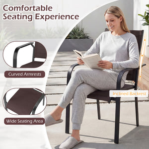 Inclined backrest for a naturally relaxed sitting posture<br>Wide seat for improved comfort and support<br>Supportive armrests to reduce arm and shoulder fatigue<br>Breathable mesh fabric for better airflow in warm weather<br>Wear-resistant material for l