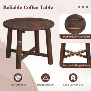 Made of solid wood material  including pine wood and fir wood<br>Wood carbonization process enhances wood's longevity and wear resistance<br>Carefully painted surface makes the wood enduring and easy to maintain<br>Designed with dual hidden crossbars that