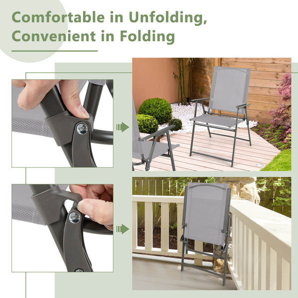 Sturdy and anti-rust metal frame for 330 lbs weight capacity<br>Non-slip foot pads for extra stability and floor protection<br>Folding design for easy storage and space-saving<br>Hassle-free to move as well thanks to the portable design<br>Keep them stabl