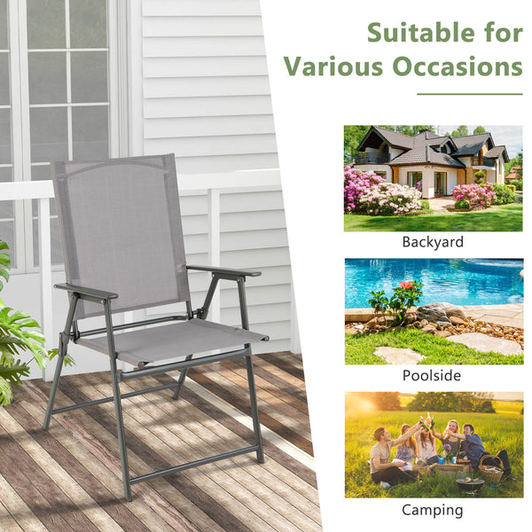 Sturdy and anti-rust metal frame for 330 lbs weight capacity<br>Non-slip foot pads for extra stability and floor protection<br>Folding design for easy storage and space-saving<br>Hassle-free to move as well thanks to the portable design<br>Keep them stabl