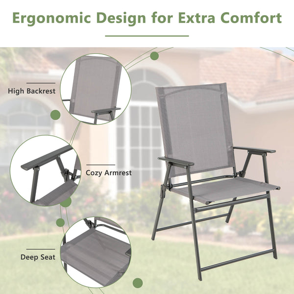 Sturdy and anti-rust metal frame for 330 lbs weight capacity<br>Non-slip foot pads for extra stability and floor protection<br>Folding design for easy storage and space-saving<br>Hassle-free to move as well thanks to the portable design<br>Keep them stabl