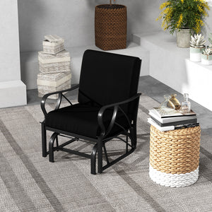 Relaxing and comfortable seat with a soft cushion<br>Sturdy and durable metal frame with waterproof surface<br>Stylish design that complements any outdoor space<br>Ergonomic armrests and backrest for added comfort and support <br>Lightweight and easy to m