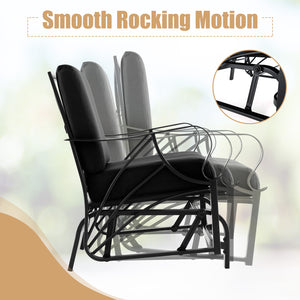 Relaxing and comfortable seat with a soft cushion<br>Sturdy and durable metal frame with waterproof surface<br>Stylish design that complements any outdoor space<br>Ergonomic armrests and backrest for added comfort and support <br>Lightweight and easy to m