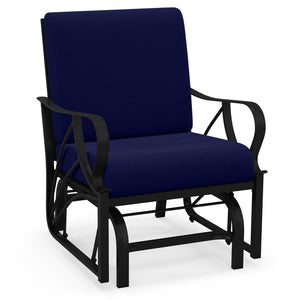 Relaxing and comfortable seat with a soft cushion<br>Sturdy and durable metal frame with waterproof surface<br>Stylish design that complements any outdoor space<br>Ergonomic armrests and backrest for added comfort and support <br>Lightweight and easy to m
