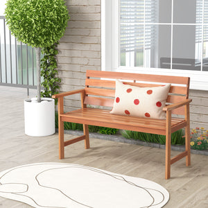 Premium solid wood construction for long-lasting durability<br>Burr-free and natural wood structure for an authentic look.<br>102Â° inclined backrest relieves fatigue and stress<br>Wide armrests for added comfort and relaxation<br>Breathable slatted desig