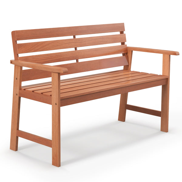 Premium solid wood construction for long-lasting durability<br>Burr-free and natural wood structure for an authentic look.<br>102Â° inclined backrest relieves fatigue and stress<br>Wide armrests for added comfort and relaxation<br>Breathable slatted desig