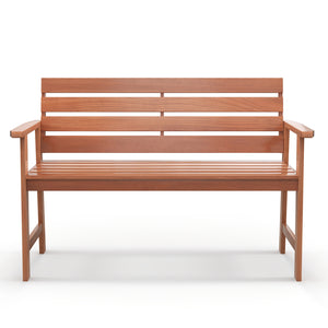 Premium solid wood construction for long-lasting durability<br>Burr-free and natural wood structure for an authentic look.<br>102Â° inclined backrest relieves fatigue and stress<br>Wide armrests for added comfort and relaxation<br>Breathable slatted desig
