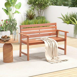 Premium solid wood construction for long-lasting durability<br>Burr-free and natural wood structure for an authentic look.<br>102Â° inclined backrest relieves fatigue and stress<br>Wide armrests for added comfort and relaxation<br>Breathable slatted desig