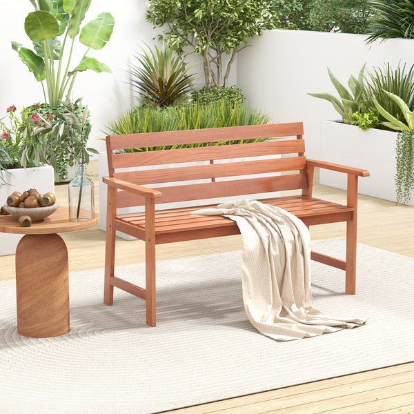 Premium solid wood construction for long-lasting durability<br>Burr-free and natural wood structure for an authentic look.<br>102Â° inclined backrest relieves fatigue and stress<br>Wide armrests for added comfort and relaxation<br>Breathable slatted desig