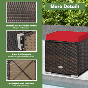 Can be used as a storage box  a footstool  a side table or an additional seat<br>Ample storage space inside offers more convenience<br>Soft seat cushions bring you optimal comfort<br>Smooth zippers make the cushion cover easy to remove and wash<br>Stable 