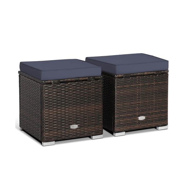 Can be used as a storage box  a footstool  a side table or an additional seat<br>Ample storage space inside offers more convenience<br>Soft seat cushions bring you optimal comfort<br>Smooth zippers make the cushion cover easy to remove and wash<br>Stable 