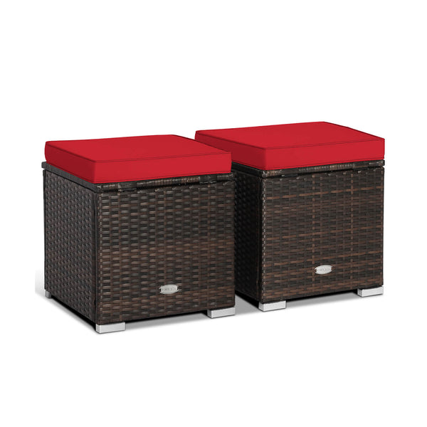 Can be used as a storage box  a footstool  a side table or an additional seat<br>Ample storage space inside offers more convenience<br>Soft seat cushions bring you optimal comfort<br>Smooth zippers make the cushion cover easy to remove and wash<br>Stable 