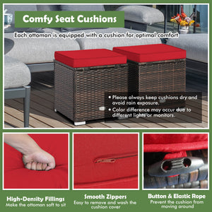 Can be used as a storage box  a footstool  a side table or an additional seat<br>Ample storage space inside offers more convenience<br>Soft seat cushions bring you optimal comfort<br>Smooth zippers make the cushion cover easy to remove and wash<br>Stable 