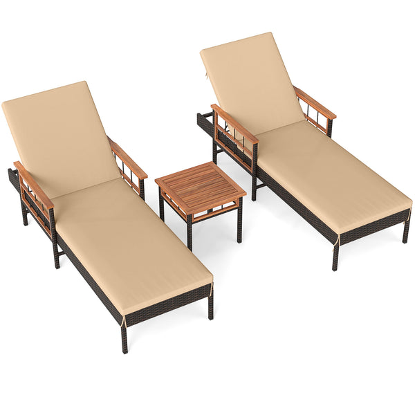 4-level adjustable backrest for customized comfort<br>Made of selected materials for durability<br>Hand-woven PE rattan for long-lasting elegance<br>Soft  elastic sponge cushions provide cozy seating support<br>Zippered cushion covers allow easy cleaning<