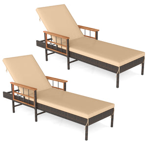 4-level adjustable backrest for customized comfort<br>Made of selected materials for durability<br>Hand-woven PE rattan for long-lasting elegance<br>Soft  elastic sponge cushions provide cozy seating support<br>Zippered cushion covers allow easy cleaning<
