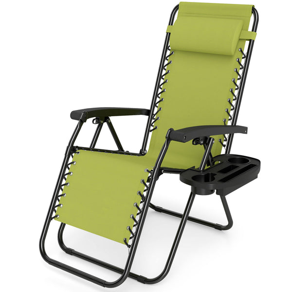 160Â° zero-gravity recline helps ease pressure for deeper relaxation<br>Secure locking mechanism for worry-free lounging<br>Breathable quick-dry fabric ensure long-lasting comfort and outdoor durability<br>Adjustable pillow works for head or lower-back su