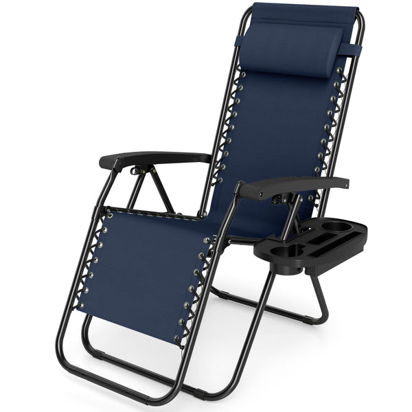 160Â° zero-gravity recline helps ease pressure for deeper relaxation<br>Secure locking mechanism for worry-free lounging<br>Breathable quick-dry fabric ensure long-lasting comfort and outdoor durability<br>Adjustable pillow works for head or lower-back su