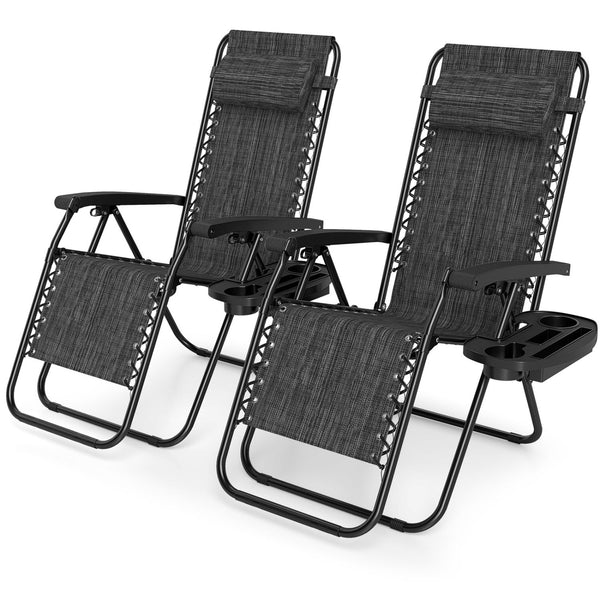 160Â° zero-gravity recline helps ease pressure for deeper relaxation<br>Secure locking mechanism for worry-free lounging<br>Breathable quick-dry fabric ensure long-lasting comfort and outdoor durability<br>Adjustable pillow works for head or lower-back su