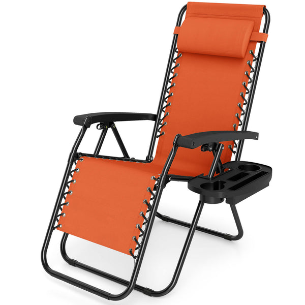 160Â° zero-gravity recline helps ease pressure for deeper relaxation<br>Secure locking mechanism for worry-free lounging<br>Breathable quick-dry fabric ensure long-lasting comfort and outdoor durability<br>Adjustable pillow works for head or lower-back su