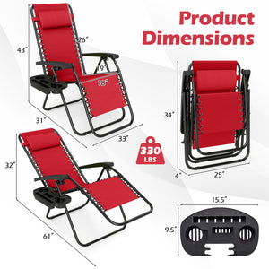 160Â° zero-gravity recline helps ease pressure for deeper relaxation<br>Secure locking mechanism for worry-free lounging<br>Breathable quick-dry fabric ensure long-lasting comfort and outdoor durability<br>Adjustable pillow works for head or lower-back su