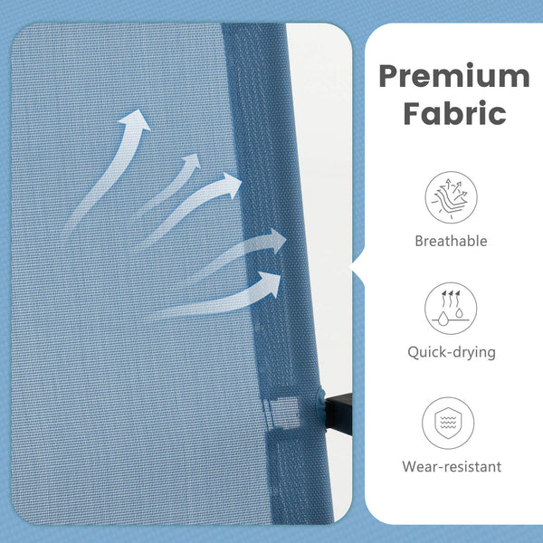 Hold up to 330 lbs max load with the support of sturdy and anti-rust metal frame<br>Add extra stability while protecting the floor thanks to anti-slip foot pads<br>Save your outdoor space with folding design<br>Allow you to carry them with ease because of
