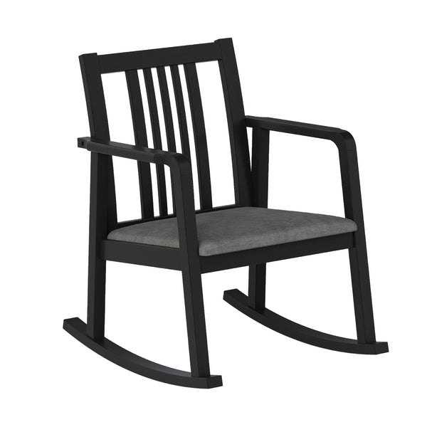 Built from solid rubber wood for excellent stability and durability<br>Comfy seat with soft linen fabric and high-density sponge padding<br>Curved armrests for natural arm positioning and added comfort<br>Ergonomically inclined backrest provides enhanced 