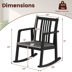 Built from solid rubber wood for excellent stability and durability<br>Comfy seat with soft linen fabric and high-density sponge padding<br>Curved armrests for natural arm positioning and added comfort<br>Ergonomically inclined backrest provides enhanced 