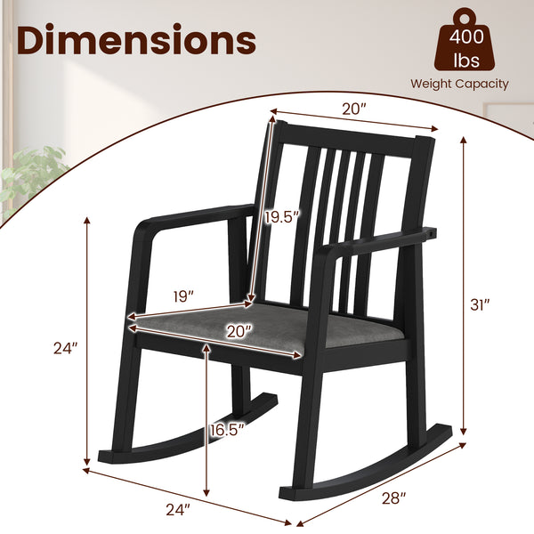 Built from solid rubber wood for excellent stability and durability<br>Comfy seat with soft linen fabric and high-density sponge padding<br>Curved armrests for natural arm positioning and added comfort<br>Ergonomically inclined backrest provides enhanced 