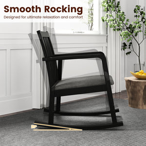 Built from solid rubber wood for excellent stability and durability<br>Comfy seat with soft linen fabric and high-density sponge padding<br>Curved armrests for natural arm positioning and added comfort<br>Ergonomically inclined backrest provides enhanced 