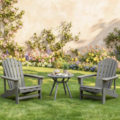 20" spacious round tabletop keeps your belongings organized and within easy reach<br>Provide space for the beverage  snack  magazine  coffee cup and potted plant<br>Crafted from premium PP and ABS materials for sun-protective and waterproof use<br>Rounded