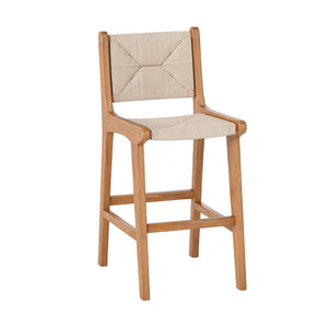 Designed for lasting outdoor appeal with hand-woven paper rope Provide a breathable seating experience for added comfort Its sun-protective feature ensures long-lasting performance Provide exceptional strength and natural beauty with solid teak wood Hold 