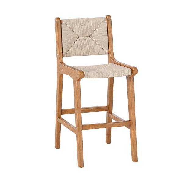 Designed for lasting outdoor appeal with hand-woven paper rope Provide a breathable seating experience for added comfort Its sun-protective feature ensures long-lasting performance Provide exceptional strength and natural beauty with solid teak wood Hold 