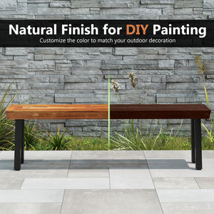 Solid acacia wood for high hardness and natural beauty<br>Ensure a splinter-free surface for a smooth touch<br>Hold up to 800 lbs per bench for reliable support with a sturdy metal frame<br>Adjustable foot pads for balance maintenance<br>Add extra stabili