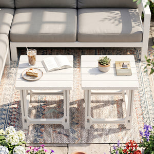 0-screw  snap-fit structure assembles in around 3 min<br>Wood-look texture offers style without extra upkeep<br>Perfect for outdoor and poolside use with all-weather HDPE material<br>Waterproof  fade-resistant and low-maintenance for year-round beauty<br>