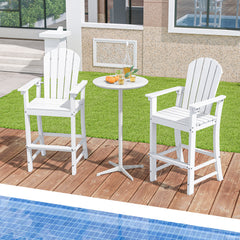 Stand against outdoor elements with all-weather and colorfast HDPE material<br>Treat earth better thanks to the recyclable characteristic<br>No need for complicated maintenance  just wipe it with soapy water<br>304 stainless steel screws for a longer outd