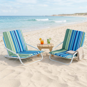 Soft sponge padding offers exceptional comfort for extended lounging<br>Breathable wear-resistant and tear-resistant fabric for lasting outdoor use<br>Easy folding design for compact storage and effortless transportation<br>Lightweight construction with 1