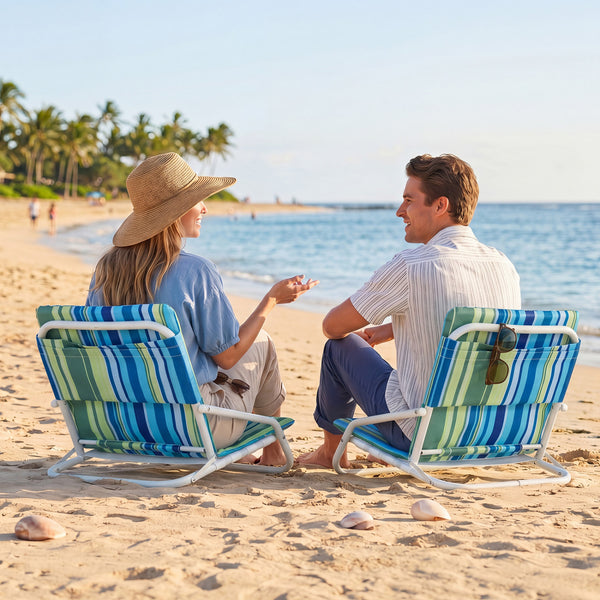 Soft sponge padding offers exceptional comfort for extended lounging<br>Breathable wear-resistant and tear-resistant fabric for lasting outdoor use<br>Easy folding design for compact storage and effortless transportation<br>Lightweight construction with 1