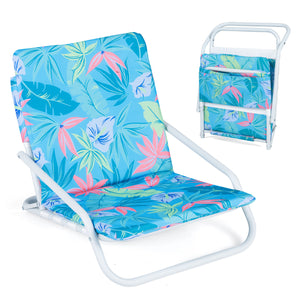 Soft sponge padding offers exceptional comfort for extended lounging<br>Breathable wear-resistant and tear-resistant fabric for lasting outdoor use<br>Easy folding design for compact storage and effortless transportation<br>Lightweight construction with 1