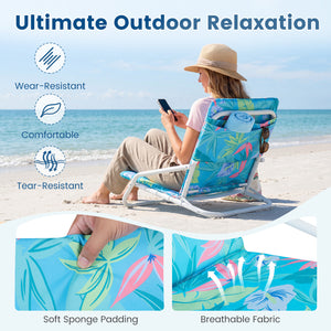 Soft sponge padding offers exceptional comfort for extended lounging<br>Breathable wear-resistant and tear-resistant fabric for lasting outdoor use<br>Easy folding design for compact storage and effortless transportation<br>Lightweight construction with 1