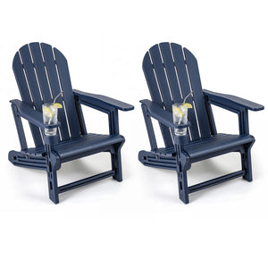 Built to last with weather-resistant HDPE material<br>Features realistic wood-like surface that is anti-fading<br>Smooth surface that is simple to clean<br>Needs minimal maintenance compared to wood chairs required maintenance<br>Fits to the body curve wi