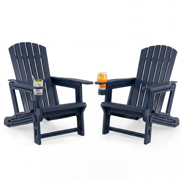 Premium HDPE material provides excellent weather resistance for long-term use<br>Realistic wood grain texture for a natural outdoor appearance<br>The reliable structure supports up to 330 lbs weight capacity<br>103Â° inclined backrest for enhanced support