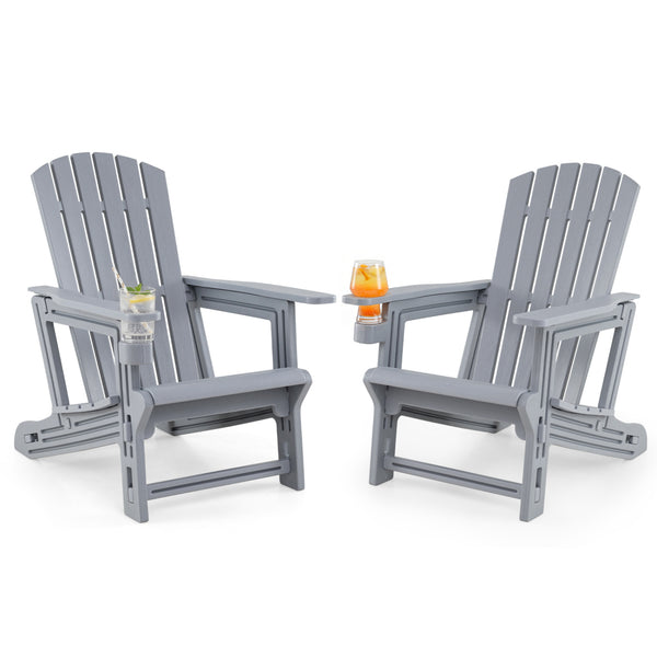 Premium HDPE material provides excellent weather resistance for long-term use<br>Realistic wood grain texture for a natural outdoor appearance<br>The reliable structure supports up to 330 lbs weight capacity<br>103Â° inclined backrest for enhanced support