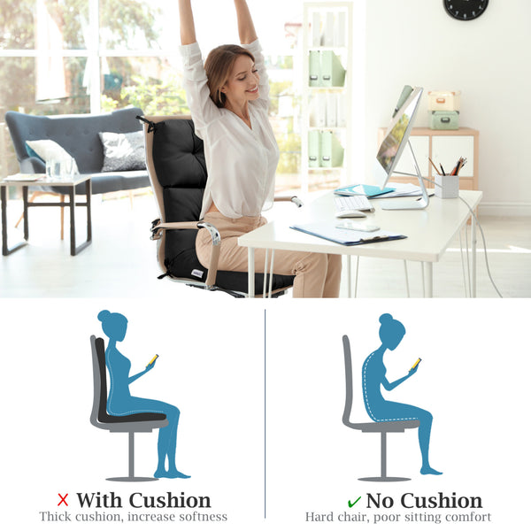 3-Position adjustable backrest for customizable height settings<br>Polyester fabric designed to resist wear and extend service life<br>Thick padding for a cozy and comfortable seating experience<br>Oil-resistant surface easing cleaning and maintenance<br>