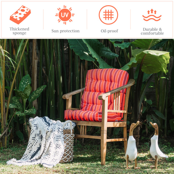 3-Position adjustable backrest for customizable height settings<br>Polyester fabric designed to resist wear and extend service life<br>Thick padding for a cozy and comfortable seating experience<br>Oil-resistant surface easing cleaning and maintenance<br>