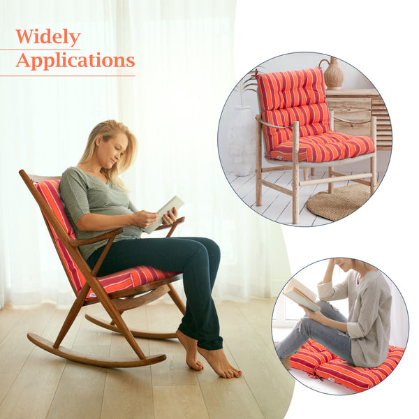 3-Position adjustable backrest for customizable height settings<br>Polyester fabric designed to resist wear and extend service life<br>Thick padding for a cozy and comfortable seating experience<br>Oil-resistant surface easing cleaning and maintenance<br>