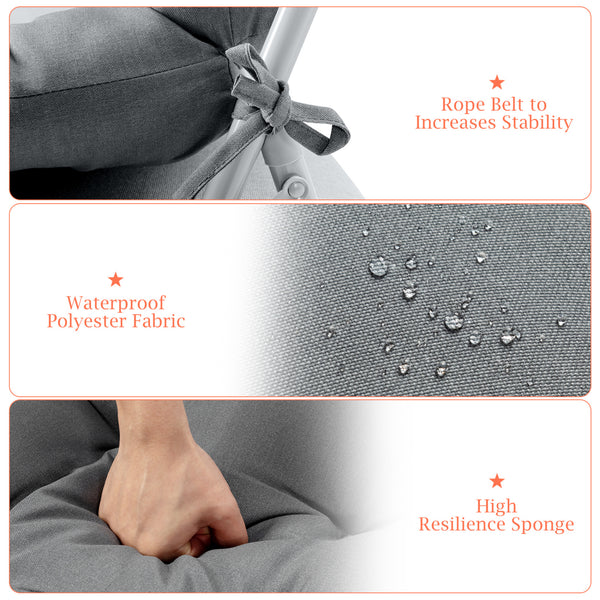 3-Position adjustable backrest for customizable height settings<br>Polyester fabric designed to resist wear and extend service life<br>Thick padding for a cozy and comfortable seating experience<br>Oil-resistant surface easing cleaning and maintenance<br>