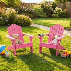 All-weather HIPS material with exquisite craftsmanship is sun-protective and fade-resistant<br>Tilted high back to provide great support to kid's back<br>Perfectly angled seat to effectively guide the waist against the backrest<br>Widened armrests help ch