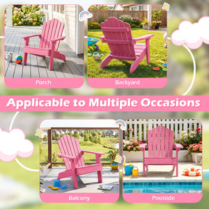 All-weather HIPS material with exquisite craftsmanship is sun-protective and fade-resistant<br>Tilted high back to provide great support to kid's back<br>Perfectly angled seat to effectively guide the waist against the backrest<br>Widened armrests help ch